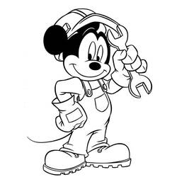 Dessin à colorier: Mickey (Films d'animation) #170110 - Coloriages à Imprimer Gratuits