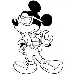 Dessin à colorier: Mickey (Films d'animation) #170124 - Coloriages à Imprimer Gratuits