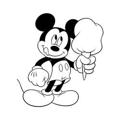 Dessin à colorier: Mickey (Films d'animation) #170129 - Coloriages à Imprimer Gratuits