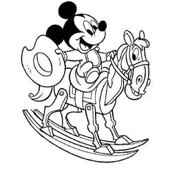 Dessin à colorier: Mickey (Films d'animation) #170131 - Coloriages à Imprimer Gratuits