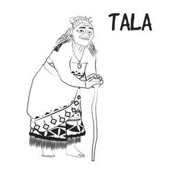 Dessin à colorier: Moana (Films d'Animation) #181308 - Coloriages à Imprimer Gratuits