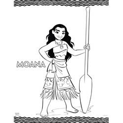 Dessin à colorier: Moana (Films d'Animation) #181313 - Coloriages à Imprimer Gratuits
