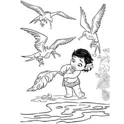 Dessin à colorier: Moana (Films d'Animation) #181335 - Coloriages à Imprimer Gratuits