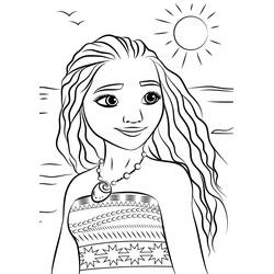 Dessins à colorier: Moana - Coloriages à Imprimer Gratuits