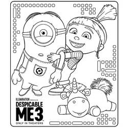 Coloriage Moi, Moche et Méchant (Films d'Animation) #199739 à imprimer et colorier