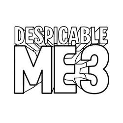 Coloriage Moi, Moche et Méchant (Films d'Animation) #199759 à imprimer et colorier