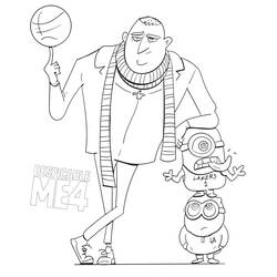 Dessin à colorier: Moi, Moche et Méchant 4 (Films d'Animation) #216366 - Coloriages à Imprimer Gratuits