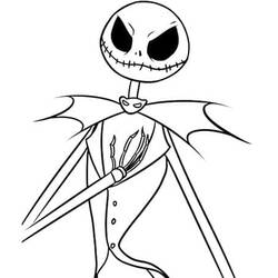 Dessin à colorier: Monsieur Jack (Films d'Animation) #202288 - Coloriages à Imprimer Gratuits