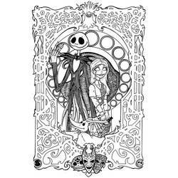 Dessin à colorier: Monsieur Jack (Films d'Animation) #202290 - Coloriages à Imprimer Gratuits