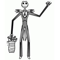 Dessin à colorier: Monsieur Jack (Films d'Animation) #202292 - Coloriages à Imprimer Gratuits