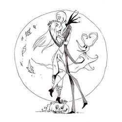 Dessin à colorier: Monsieur Jack (Films d'Animation) #202293 - Coloriages à Imprimer Gratuits