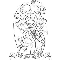 Dessin à colorier: Monsieur Jack (Films d'Animation) #202308 - Coloriages à Imprimer Gratuits