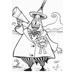 Dessin à colorier: Monsieur Jack (Films d'Animation) #202319 - Coloriages à Imprimer Gratuits