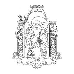 Dessin à colorier: Monsieur Jack (Films d'Animation) #202327 - Coloriages à Imprimer Gratuits