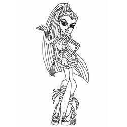 Dessin à colorier: Monster High (Films d'animation) #24843 - Coloriages à Imprimer Gratuits