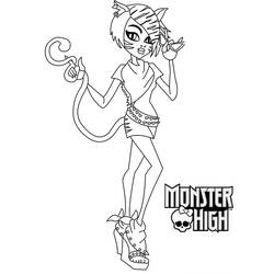 Dessin à colorier: Monster High (Films d'animation) #24846 - Coloriages à imprimer