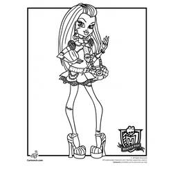 Dessin à colorier: Monster High (Films d'animation) #24871 - Coloriages à Imprimer Gratuits