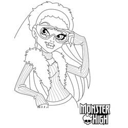 Dessin à colorier: Monster High (Films d'animation) #24897 - Coloriages à Imprimer Gratuits