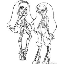 Dessin à colorier: Monster High (Films d'animation) #24932 - Coloriages à Imprimer Gratuits