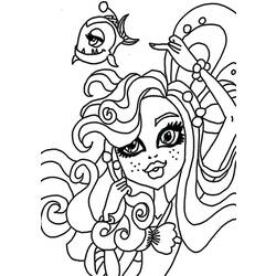 Dessin à colorier: Monster High (Films d'animation) #24945 - Coloriages à Imprimer Gratuits