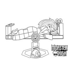Dessin à colorier: Monster High (Films d'animation) #24977 - Coloriages à Imprimer Gratuits
