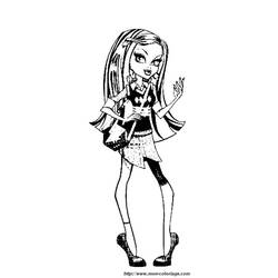 Dessin à colorier: Monster High (Films d'animation) #24996 - Coloriages à Imprimer Gratuits