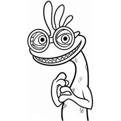 Coloriage Monstres Academy (Films d'Animation) #206361 à imprimer et colorier