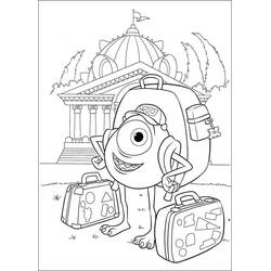 Coloriage Monstres Academy (Films d'Animation) #206365 à imprimer et colorier