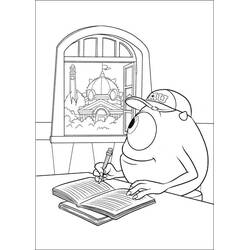 Coloriage Monstres Academy (Films d'Animation) #206367 à imprimer et colorier
