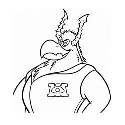 Coloriage Monstres Academy (Films d'Animation) #206368 à imprimer et colorier
