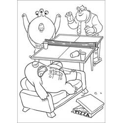 Coloriage Monstres Academy (Films d'Animation) #206372 à imprimer et colorier