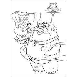 Coloriage Monstres Academy (Films d'Animation) #206374 à imprimer et colorier