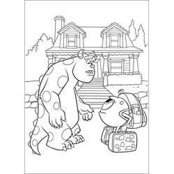 Coloriage Monstres Academy (Films d'Animation) #206377 à imprimer et colorier