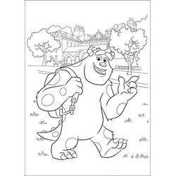Coloriage Monstres Academy (Films d'Animation) #206378 à imprimer et colorier