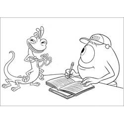 Coloriage Monstres Academy (Films d'Animation) #206380 à imprimer et colorier