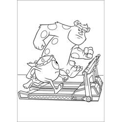 Coloriage Monstres Academy (Films d'Animation) #206382 à imprimer et colorier