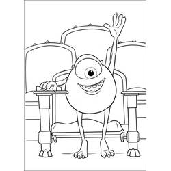 Coloriage Monstres Academy (Films d'Animation) #206387 à imprimer et colorier