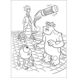 Coloriage Monstres Academy (Films d'Animation) #206388 à imprimer et colorier