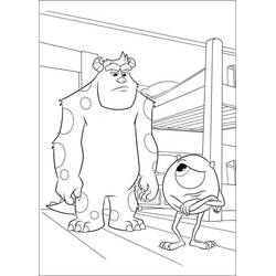 Coloriage Monstres Academy (Films d'Animation) #206400 à imprimer et colorier