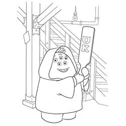 Coloriage Monstres Academy (Films d'Animation) #206408 à imprimer et colorier