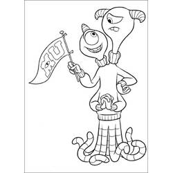 Coloriage Monstres Academy (Films d'Animation) #206409 à imprimer et colorier