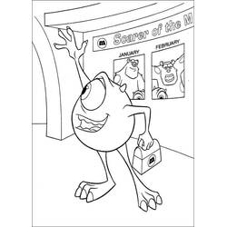 Coloriage Monstres et Cie (Films d'Animation) #198335 à imprimer et colorier
