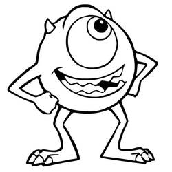 Coloriage Monstres et Cie (Films d'Animation) #198336 à imprimer et colorier