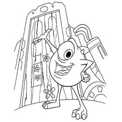 Coloriage Monstres et Cie (Films d'Animation) #198343 à imprimer et colorier