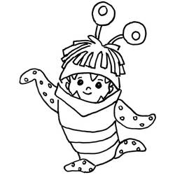 Coloriage Monstres et Cie (Films d'Animation) #198345 à imprimer et colorier