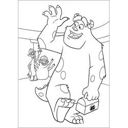 Coloriage Monstres et Cie (Films d'Animation) #198370 à imprimer et colorier