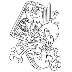 Coloriage Monstres et Cie (Films d'Animation) #198388 à imprimer et colorier
