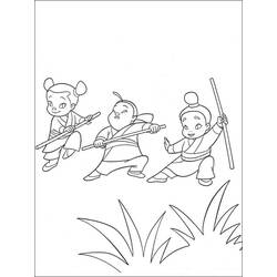 Coloriage Mulan (Films d'Animation) #182212 à imprimer et colorier