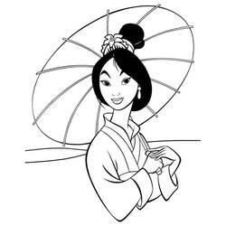 Coloriage Mulan (Films d'Animation) #182217 à imprimer et colorier