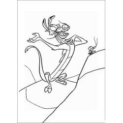 Coloriage Mulan (Films d'Animation) #182238 à imprimer et colorier